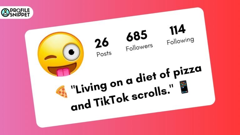 Funny Bio for TikTok for Girl Is visible in this image.